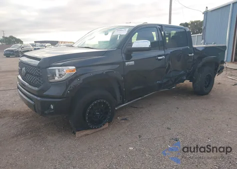 2020 Toyota Tundra Platinum from USA, damaged, VIN 5TFAY5F12LX876753